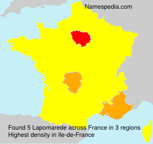 Surname Lapomarede in France