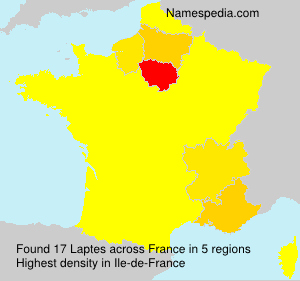 Surname Laptes in France