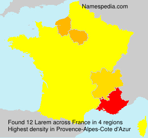 Surname Larem in France