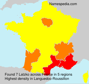 Surname Latzko in France