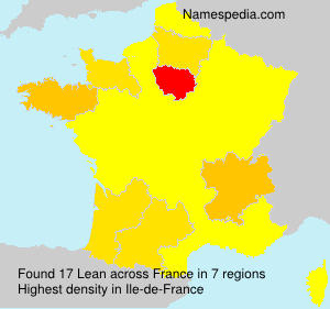 Surname Lean in France
