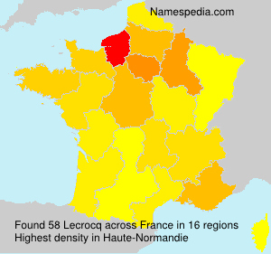 Surname Lecrocq in France