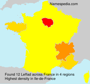 Surname Leffad in France