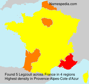 Surname Legzouli in France