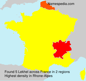 Surname Lekhel in France