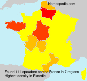 Surname Lepoudere in France