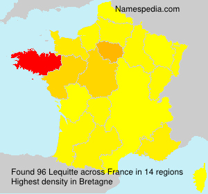 Surname Lequitte in France