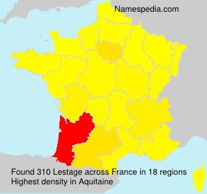 Surname Lestage in France