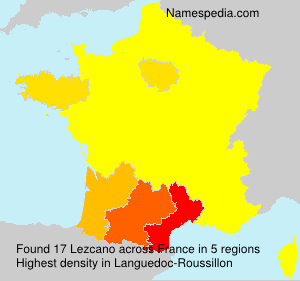 Surname Lezcano in France
