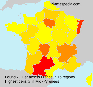 Surname Lier in France