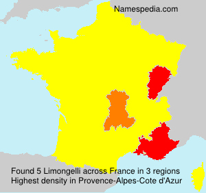 Surname Limongelli in France