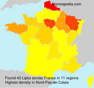 Surname Lipka in France
