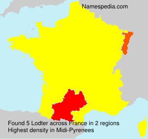Surname Lodter in France