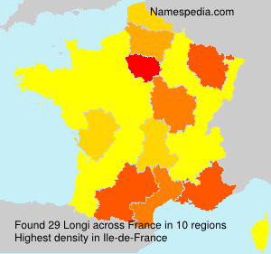 Surname Longi in France
