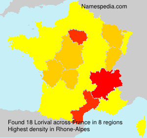 Surname Lorival in France