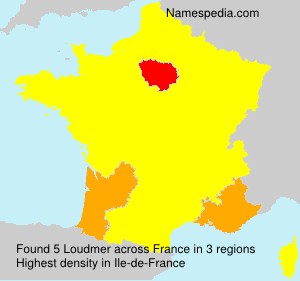 Surname Loudmer in France Surname Loudmer in France