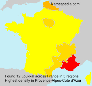 Surname Loukkal in France