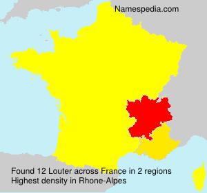 Surname Louter in France