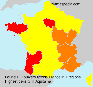 Surname Louwers in France