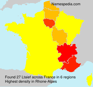 Surname Ltaief in France
