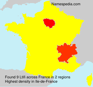 Surname Ltifi in France