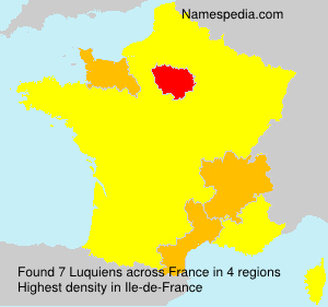 Surname Luquiens in France