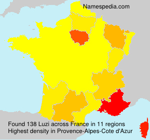Surname Luzi in France