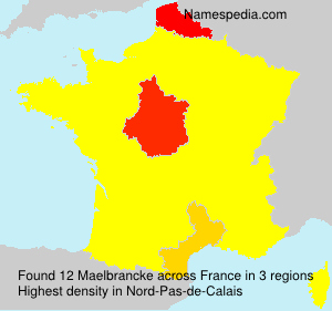 Surname Maelbrancke in France