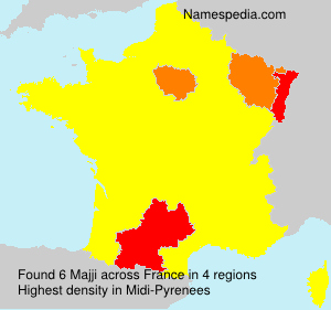 Surname Majji in France