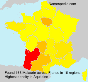 Surname Malaurie in France