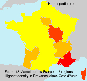 Surname Mantei in France