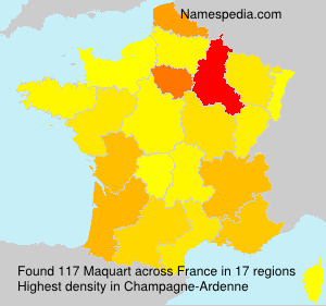 Surname Maquart in France