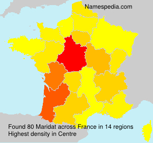 Surname Maridat in France