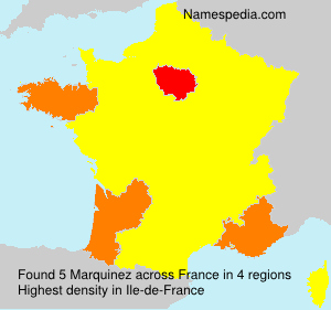 Surname Marquinez in France