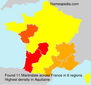 Surname Martindale in France