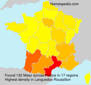 Surname Maso in France