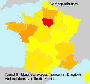 Surname Massieux in France