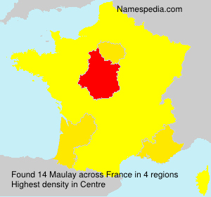 Surname Maulay in France
