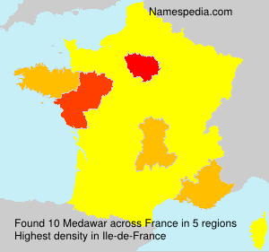 Surname Medawar in France