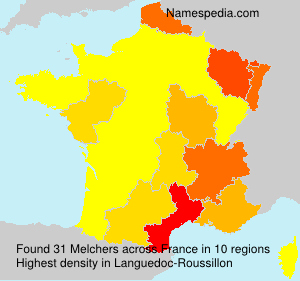 Surname Melchers in France