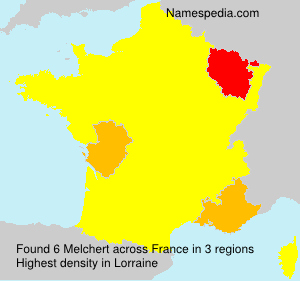 Surname Melchert in France