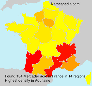 Surname Mercader in France