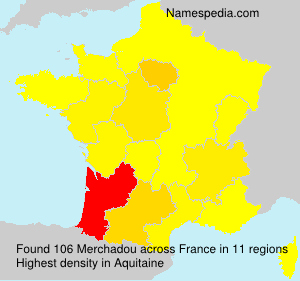 Surname Merchadou in France
