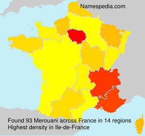 Surname Merouani in France