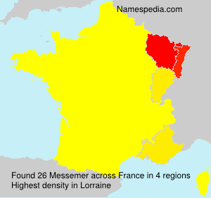 Surname Messemer in France