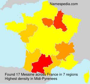 Surname Messine in France