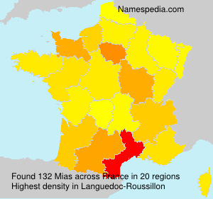 Surname Mias in France