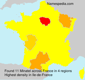Surname Minatel in France