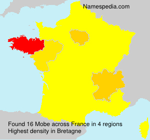 Surname Mobe in France Surname Mobe in France
