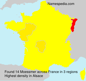 Surname Moessmer in France
